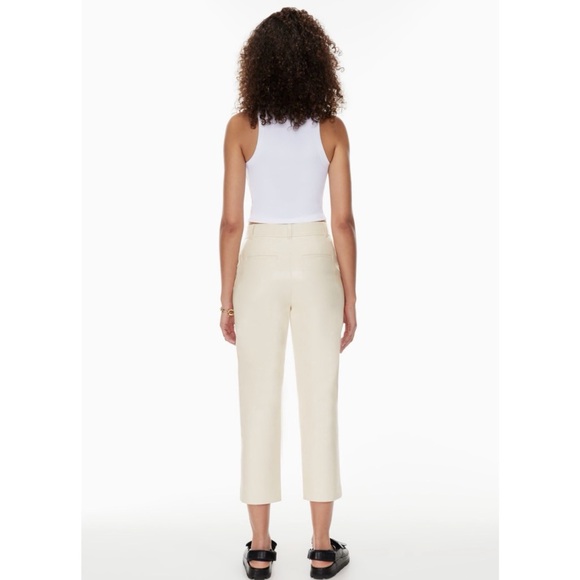 🌟Host Pick🌟Babaton Command Cropped Pant Cropped Vegan Leather Pants Size 14 - Picture 4 of 8